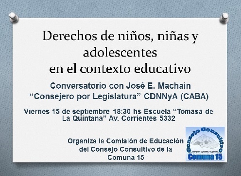 CHICOS CHARLA COMUNA